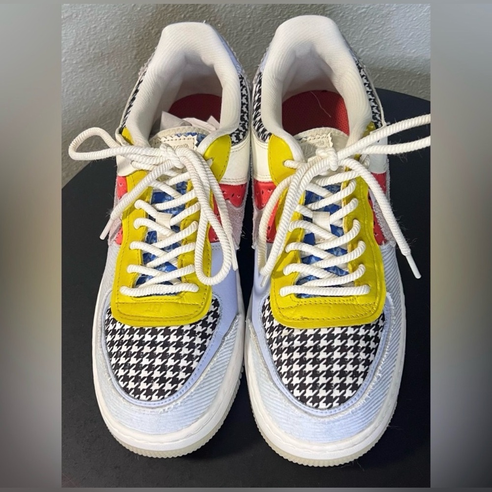 Nike Air Force 1 Shadow 'Patchwork' Sneakers Shoes Colorful Collectible AF1 - Picture 4 of 16